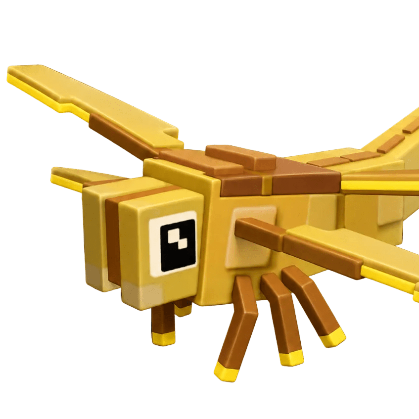 Big Golden Dragonfly