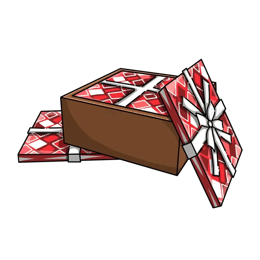 Box of Red Wrapping Paper