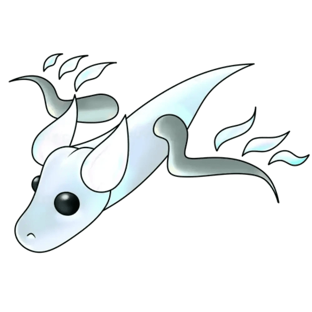 Halloween White Ghost Dragon