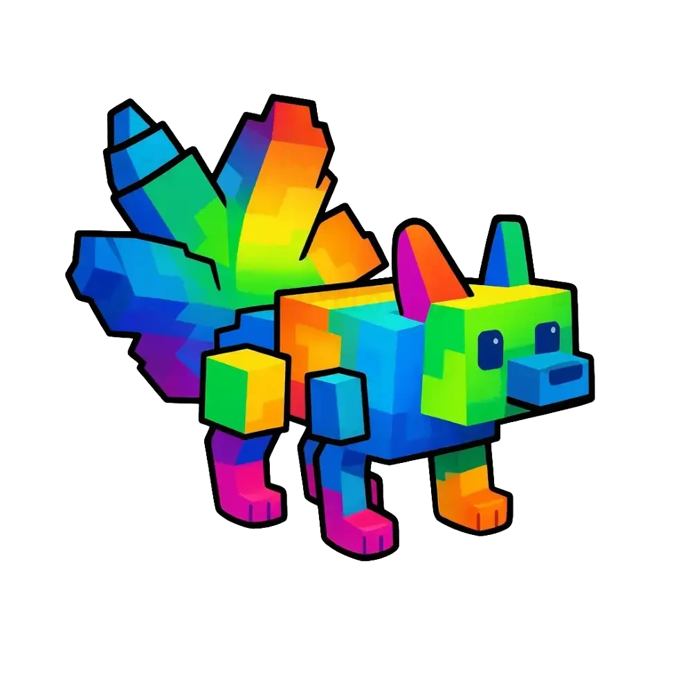 Rainbow Kitsune