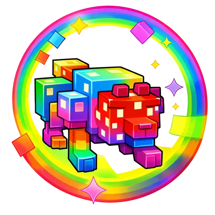 Rainbow Star Wolf