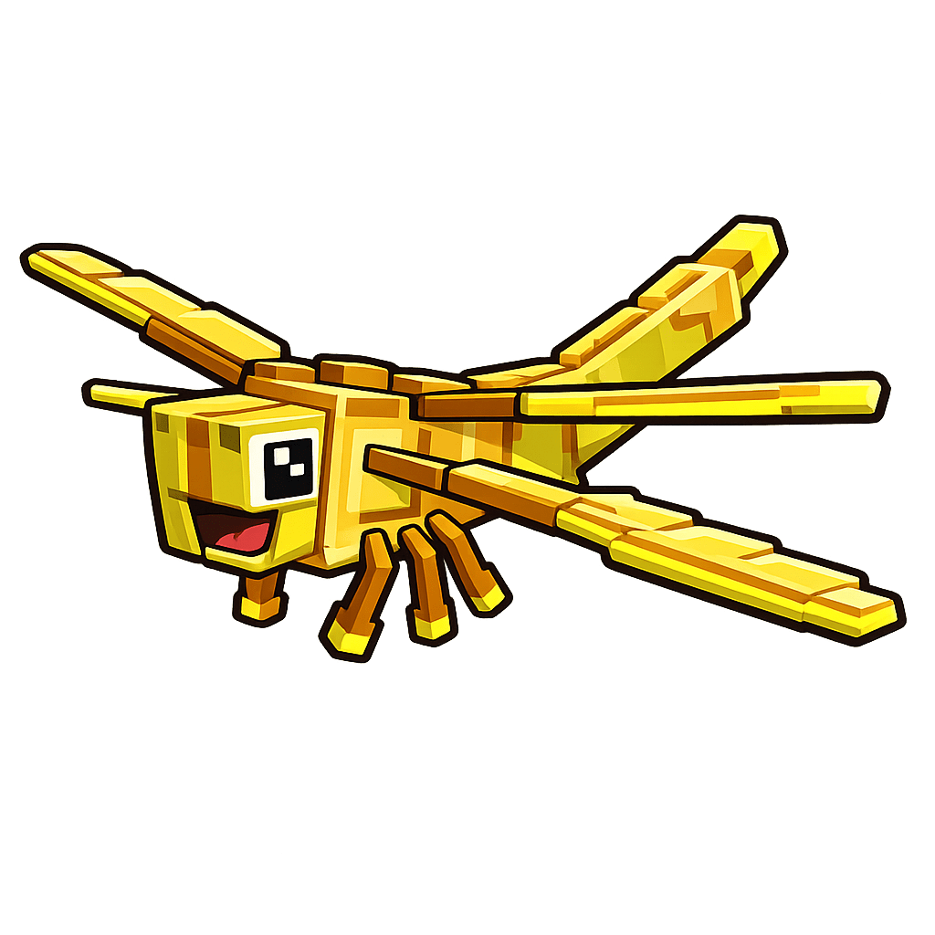 3 Golden Dragonfly